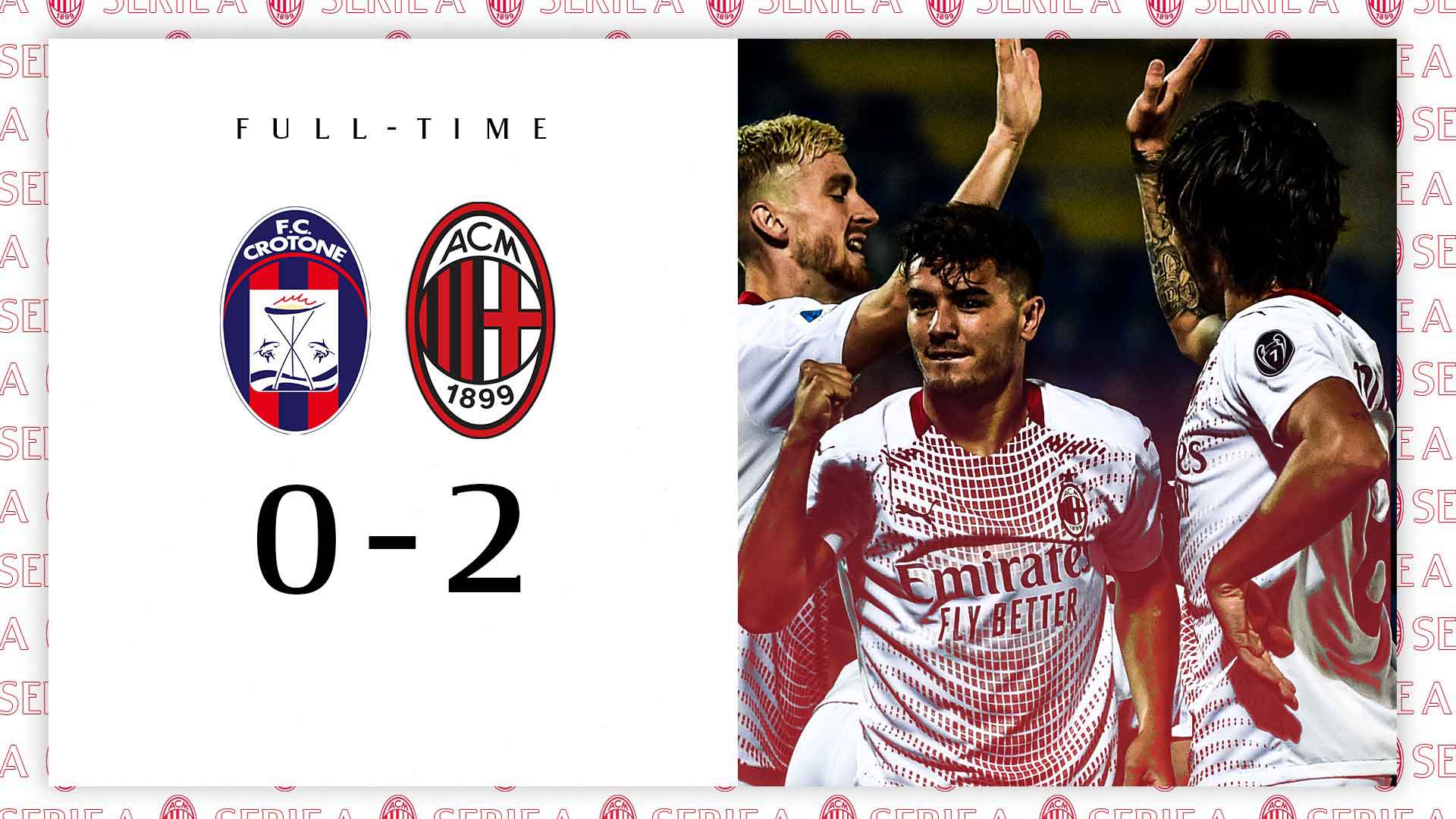 آث میلان 2-0 کروتونه