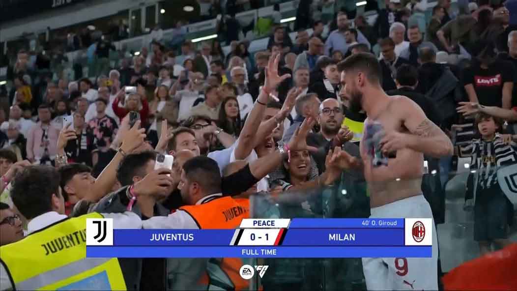 یوونتوس 0-1 میلان: شیرینی صعود با شلیک «اُلی ژیغوو»